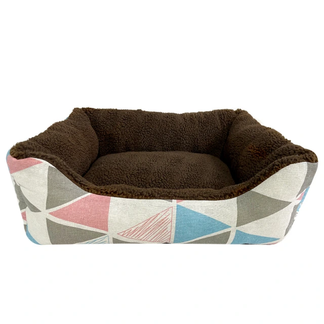 LOS ANDES Dog Beds, Washable Pet Mattress Comfortable and Warming Rectangle Bed for Medium and Large Dogs
