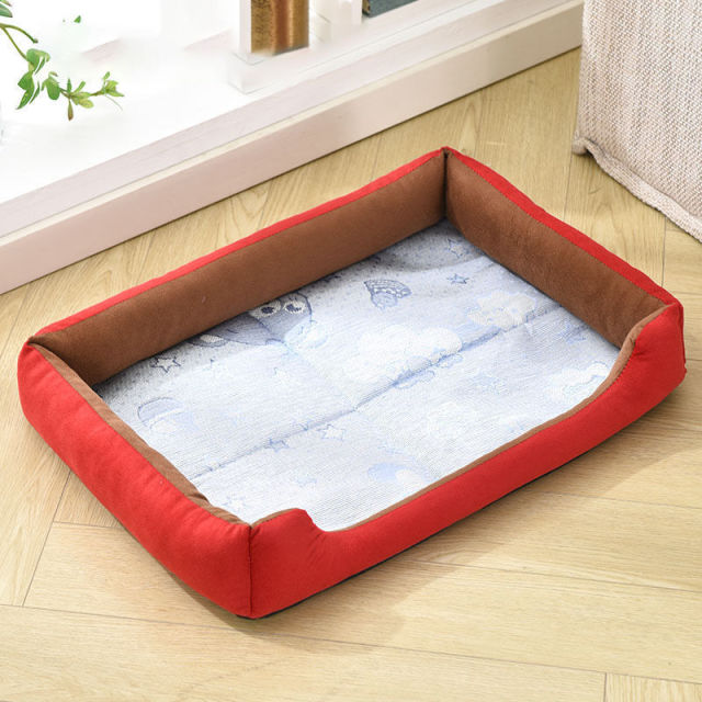 LOS ANDES Dog Beds, Washable Pet Mattress Comfortable and Warming Rectangle Bed for Medium and Large Dogs, Cat Pets