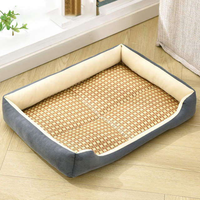 LOS ANDES Dog Beds, Washable Pet Mattress Comfortable and Warming Rectangle Bed for Medium and Large Dogs, Cat Pets