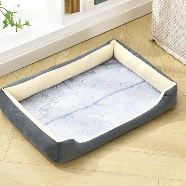 LOS ANDES Dog Beds, Washable Pet Mattress Comfortable and Warming Rectangle Bed for Medium and Large Dogs, Cat Pets