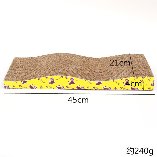 LOS ANDES Cat Scratcher Cardboard Cat Scratch Pad with Premium Scratch Textures Design Durable Cat Scratching Pad Reversible