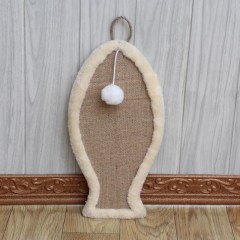LOS ANDES Cat Scratcher Mat,Natural Sisal Cat Scratch Pad,Horizontal Floor Cat Scratching Pads Rug for Indoor Cats Grinding Claws Nails,Cat Furniture Protector for Couch & Carpets