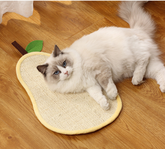 LOS ANDES Cat Scratcher Mat,Natural Sisal Cat Scratch Pad,Horizontal Floor Cat Scratching Pads Rug for Indoor Cats Grinding Claws Nails,Cat Furniture Protector for Couch & Carpets & Sofas