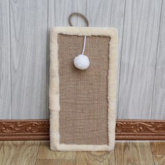 LOS ANDES Cat Scratcher Mat,Natural Sisal Cat Scratch Pad,Horizontal Floor Cat Scratching Pads Rug for Indoor Cats Grinding Claws Nails,Cat Furniture Protector for Couch & Carpets