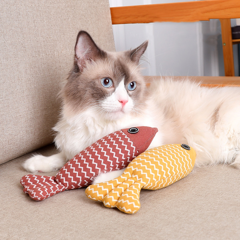 LOS ANDES Cat Toys - Catnip Filled - Premium Cat Interactive Chew Toy for Indoor Cats