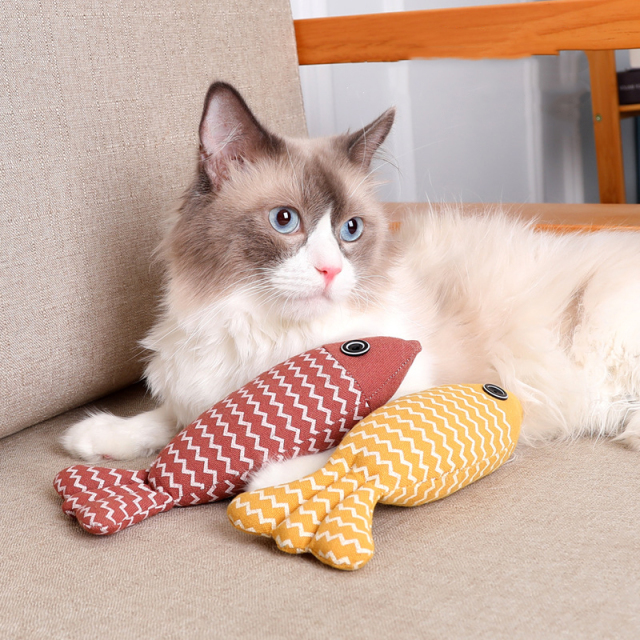 LOS ANDES Cat Toys - Catnip Filled - Premium Cat Interactive Chew Toy for Indoor Cats
