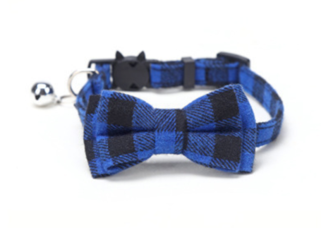 LOS ANDES Soft & Comfy Bowtie Cat Collar, Adjustable Bow Tie Collar,for Small Medium Large Pet