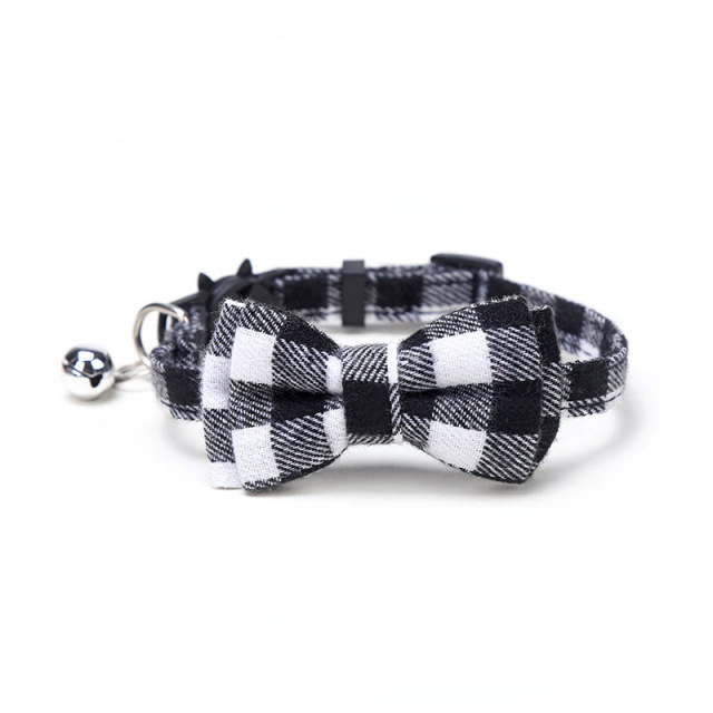 LOS ANDES Soft & Comfy Bowtie Cat Collar, Adjustable Bow Tie Collar,for Small Medium Large Pet