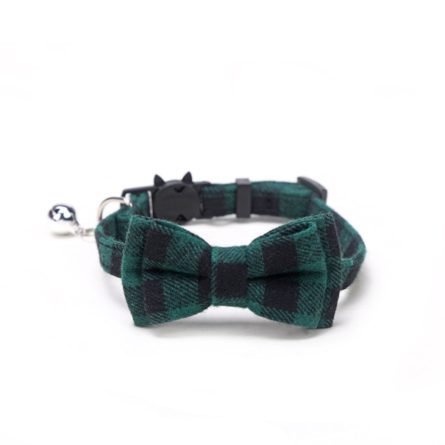 LOS ANDES Soft & Comfy Bowtie Cat Collar, Adjustable Bow Tie Collar,for Small Medium Large Pet
