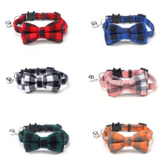 LOS ANDES Soft & Comfy Bowtie Cat Collar, Adjustable Bow Tie Collar,for Small Medium Large Pet