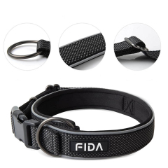 Comfort Dog Collar, Upgraded 360° Full Surround Ultra Soft Neoprene Padded, Heavy Duty Adjustable Reflective Weatherproof Pet Collar for Small Breeds