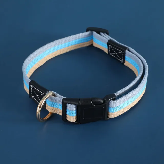 LOS ADNES Dog Collar with Buckle Adjustable Safety Nylon Collars for Small Medium Large Dogs