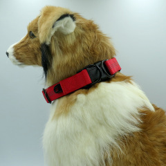 LOS ANDES Reflective Nylon Dog Collars, Adjustable Classic Dog Collar with Quick Release Buckle for Small Medium Large Dogs