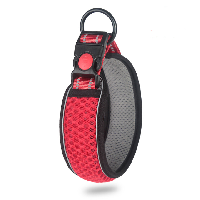 LOS ANDES The Comfort Collar Ultra Soft Neoprene Padded Dog Collar for All Breeds - Heavy Duty Adjustable Reflective