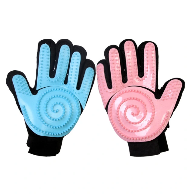 LOS ANDES Professional Dog Grooming Brush, Self Cleaning Slicker Dog Brush & Cat Brush, Pro Deshedding Brush Effectively Reduces Shedding Fur, Dog Hair Remover Brush Gloves
