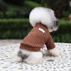 LOS ANDES Dog Knitted Sweater Dog Heart Sweater Puppy Sweater Warm Soft Pet Holiday Clothes for Small Cats and Dogs