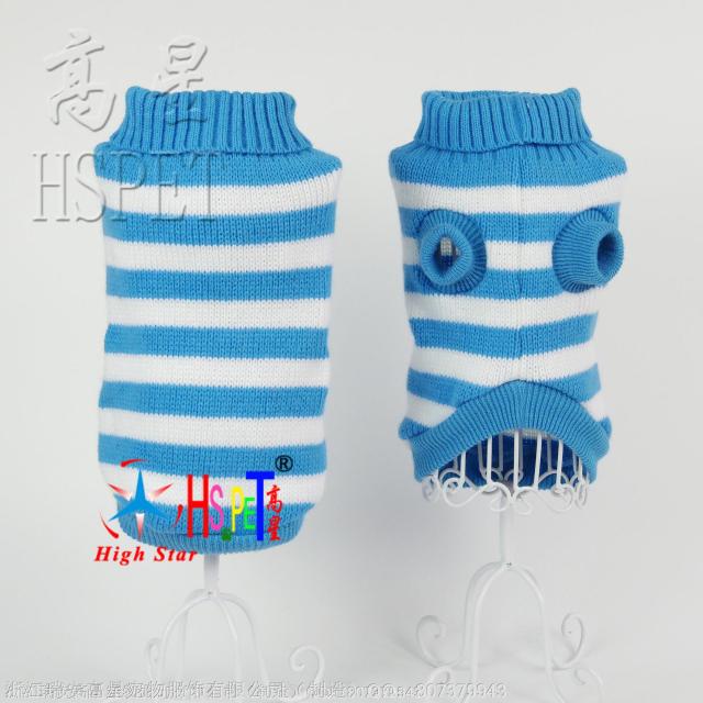 LOS ANDES Small Dog Sweaters with Leash Hole Gingham Patchwork Doggie Sweater Knitwear Pullover Warm Pet Sweater for Fall Winter