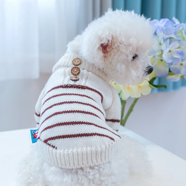 LOS ANDES Elegant Pet Dog Clothes Dog Sweater Soft Warm Pup Dogs Clothing Winter Puppy Sweater for Dogs