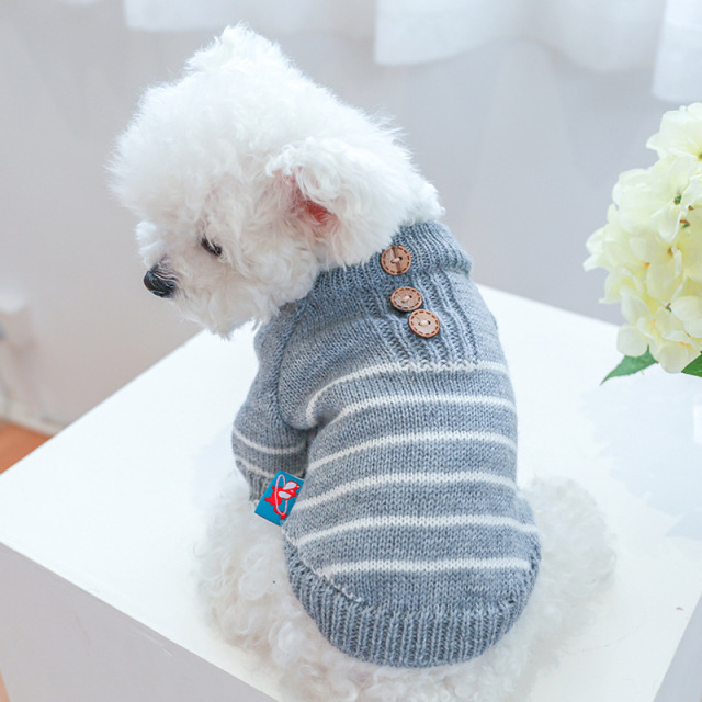 LOS ANDES Elegant Pet Dog Clothes Dog Sweater Soft Warm Pup Dogs Clothing Winter Puppy Sweater for Dogs