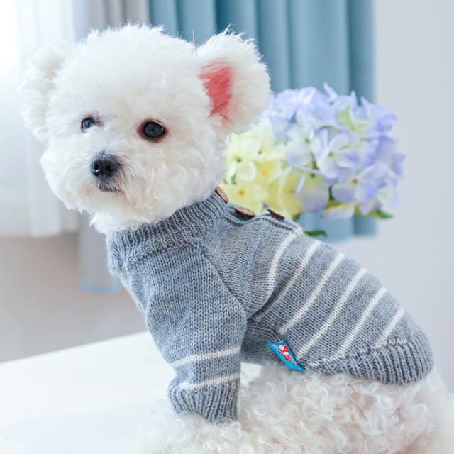 LOS ANDES Elegant Pet Dog Clothes Dog Sweater Soft Warm Pup Dogs Clothing Winter Puppy Sweater for Dogs