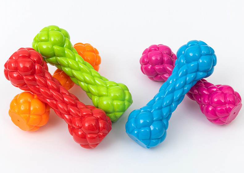 LOS ANDES Dog Toys Bone Durable Dog IQ Chew Toys for Puppy Small Large Dog Teeth Cleaning/Chewing/Playing/Treat Dispensing Dog Toys