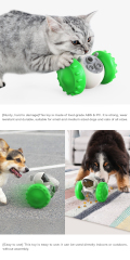 LOS ANDES Dog Treat Toy Interactive Toys to Improve Dog's IQ and Digestion, Food Dispenser Robot Tumbler Shape Toy Slow Eating IQ Treat Toy for Small Medium Dogs