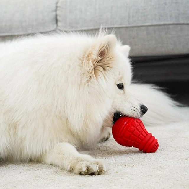 LOS ANDES Classic Dog Toy, Durable Natural Rubber- Fun to Chew, Chase and Fetch - for Medium Dogs