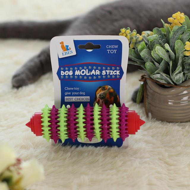 LOS ANDES Dog Chew Toys Dog Toothbrush Stick Teeth Cleaning Brush Dental for Medium Large Dog, Puppy Christmas,Easter Birthday Gifts, Outdoor Dog Toys for Aggressive Chewers Tough Toys Interactive