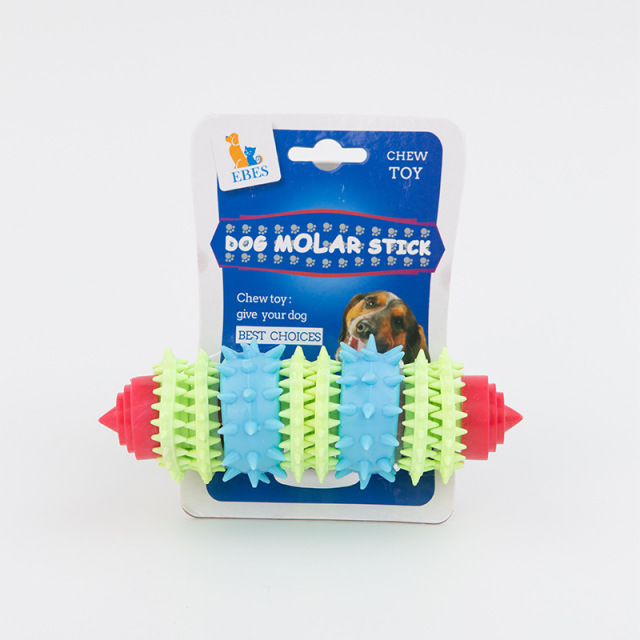 LOS ANDES Dog Chew Toys Dog Toothbrush Stick Teeth Cleaning Brush Dental for Medium Large Dog, Puppy Christmas,Easter Birthday Gifts, Outdoor Dog Toys for Aggressive Chewers Tough Toys Interactive