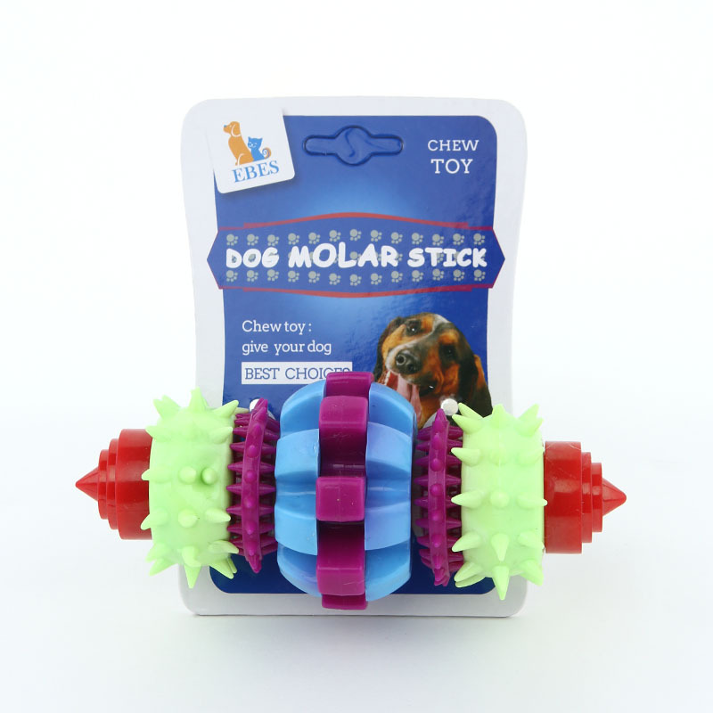 LOS ANDES Dog Chew Toys Dog Toothbrush Stick Teeth Cleaning Brush Dental for Medium Large Dog, Puppy Christmas,Easter Birthday Gifts, Outdoor Dog Toys for Aggressive Chewers Tough Toys Interactive