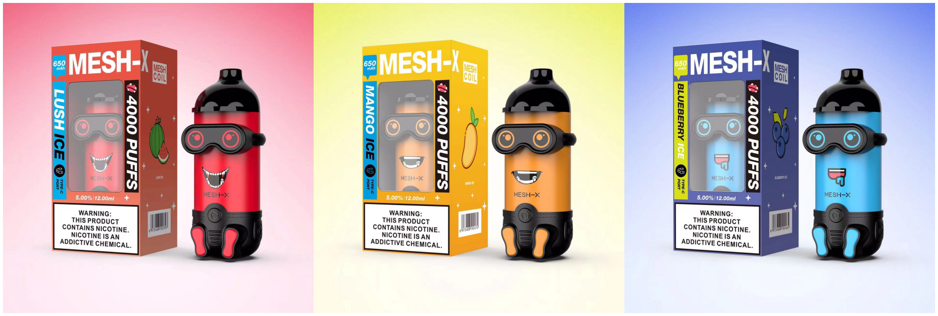 Minions  Mesh-X 4000 Puffs Disposable Vape Devices