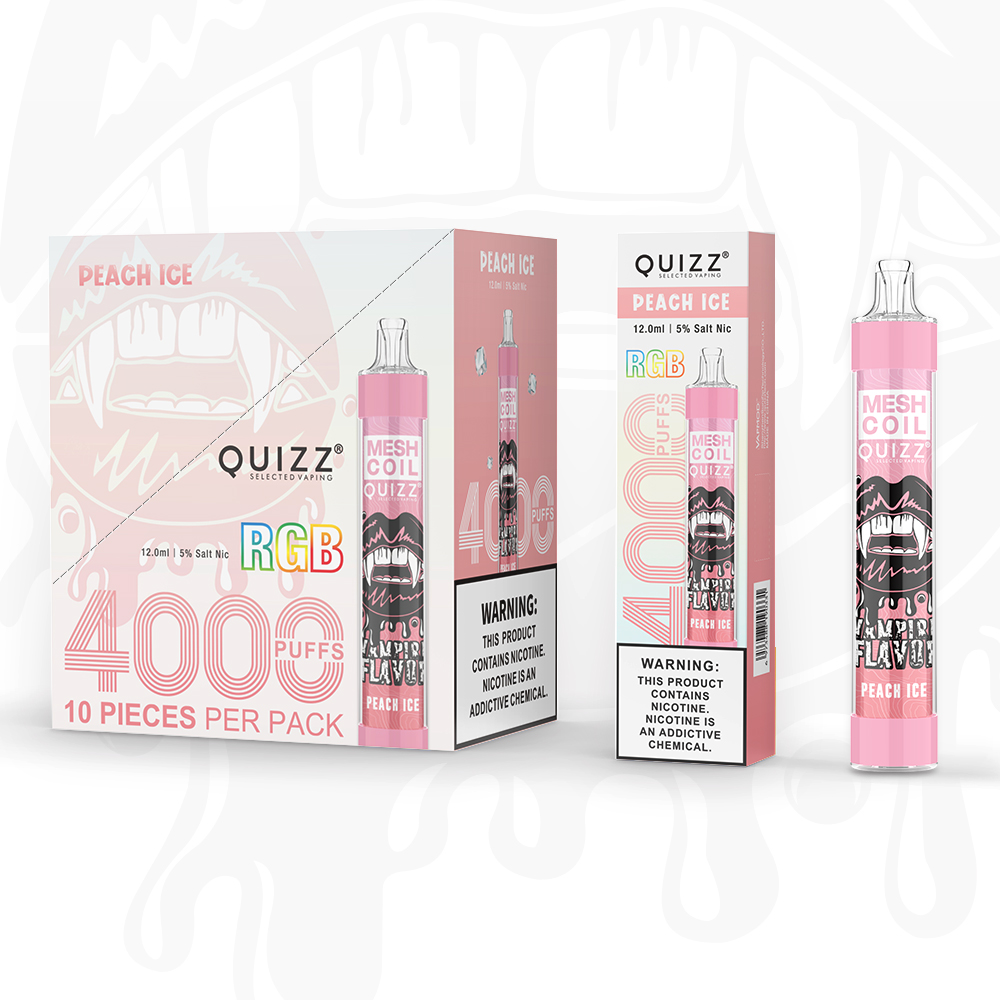 Quizz QD30 Plus 4000 Puffs RGB Flash with Mesh Coil Disposable device