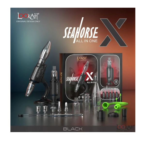 Lookah Seahorse X Wax Vaporizer Kit Dab Rig