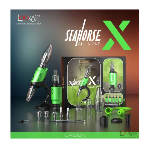 Lookah Seahorse X Wax Vaporizer Kit Dab Rig