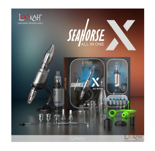 Lookah Seahorse X Wax Vaporizer Kit Dab Rig