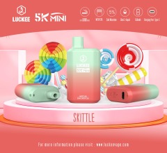 Luckee 5k mini 5000 puffs disposable vape with mesh coil type c 5%