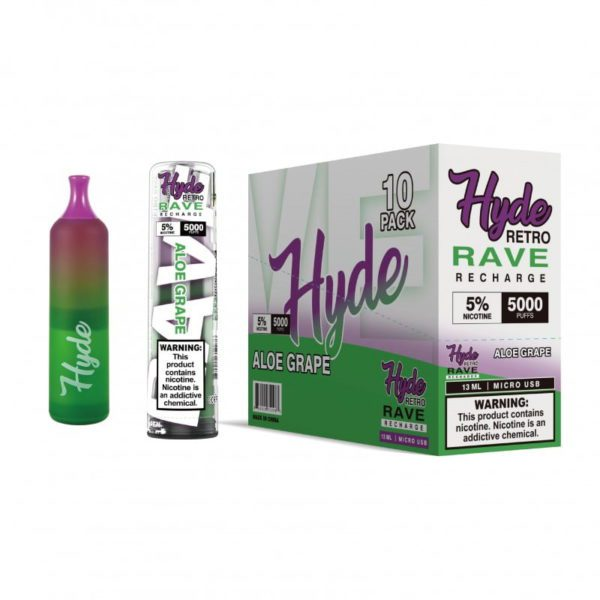 Hyde Retro RAVE Disposable Vape Pen 5000 puffs