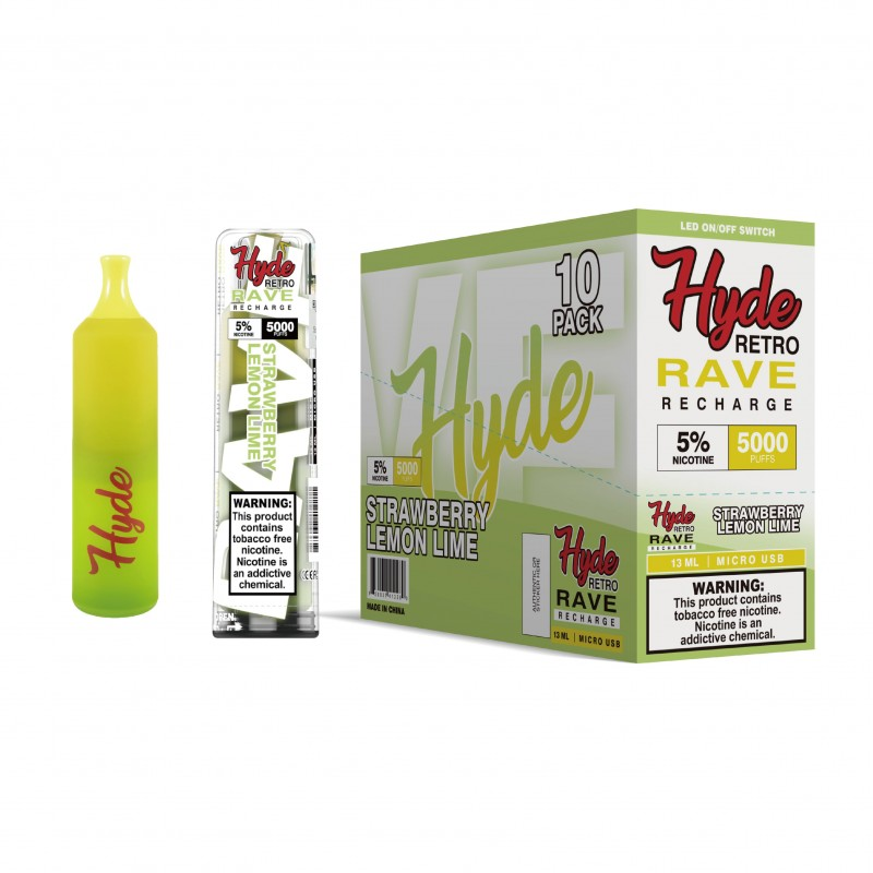 Hyde Retro RAVE Disposable Vape Pen 5000 puffs