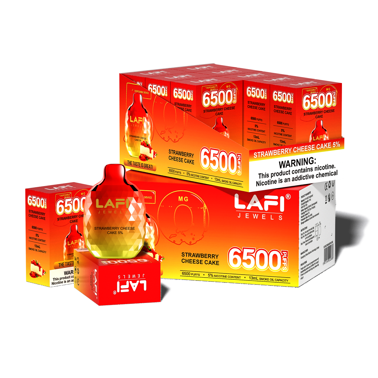 LAFI JEWEL S 6500 Puffs Rechargeable Disposable vape kit