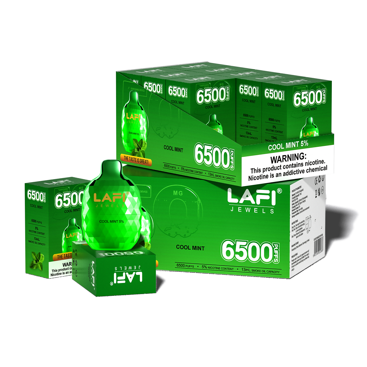 LAFI JEWEL S 6500 Puffs Rechargeable Disposable vape kit