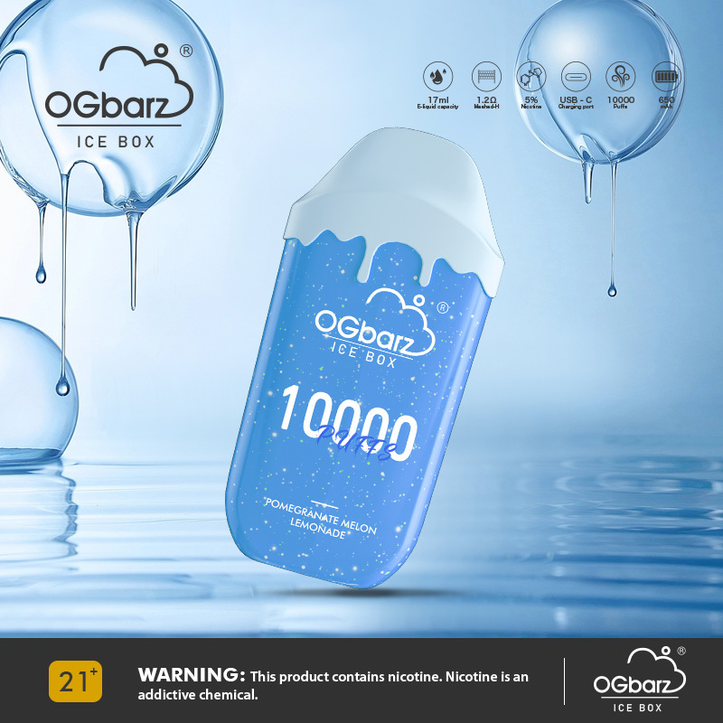 OGbarz Ice Box 10000 PUFFS Disposable Vape