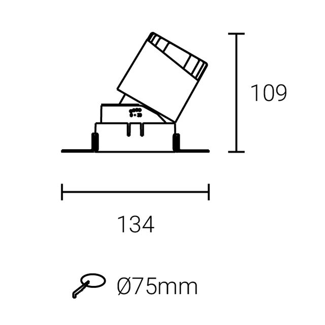 Led Down Light #XQ-100302T