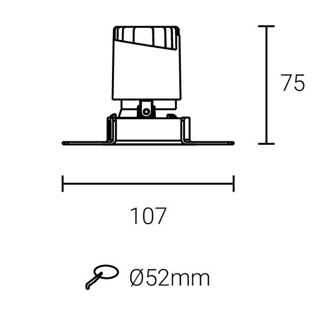 Led Down Light #XQ-100301T