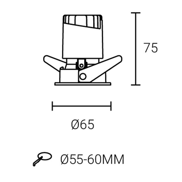 Led Down Light #XQ-100301E