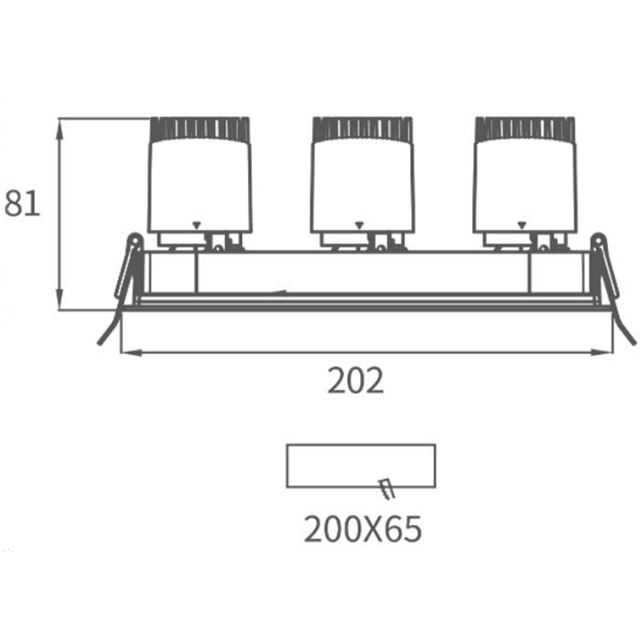 Led Down Light #XQ-100301SE60