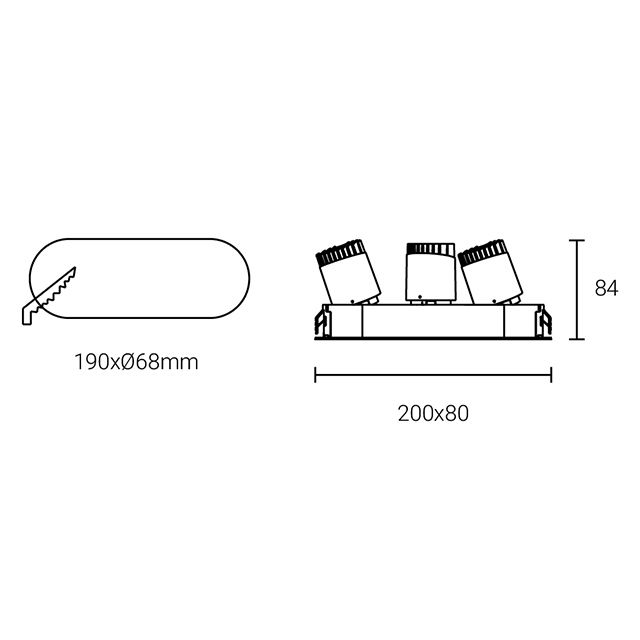 Led Down Light #XQ-100302E