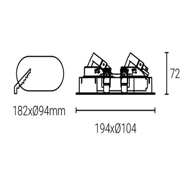 Led Down Light #XQ- 100301E