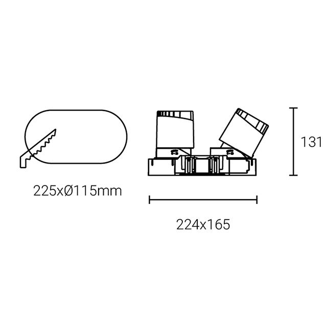 Led Down Light #XQ-100304T