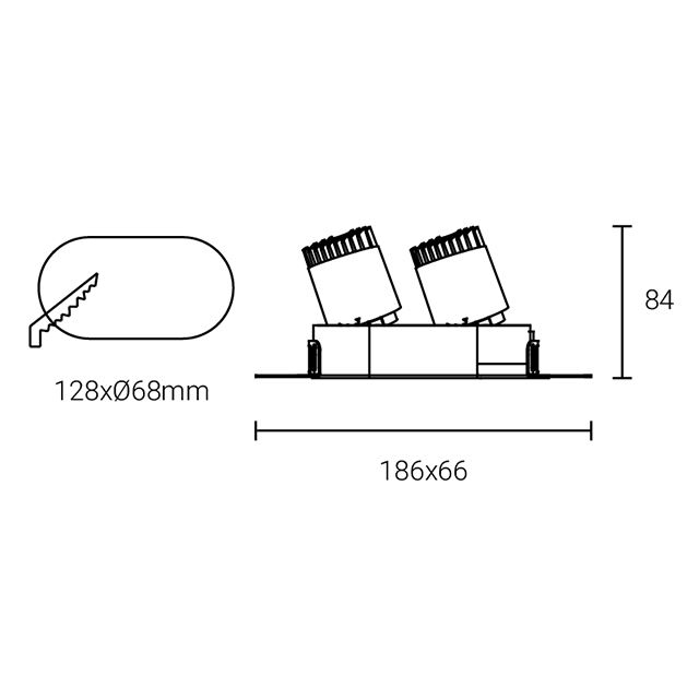 Led Down Light #XQ-100302T