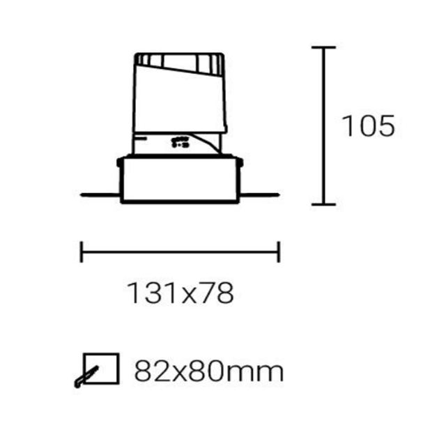 Led Down Light #XQ-100302T